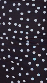 Martha Mini Dress - Black/White Polka Dot