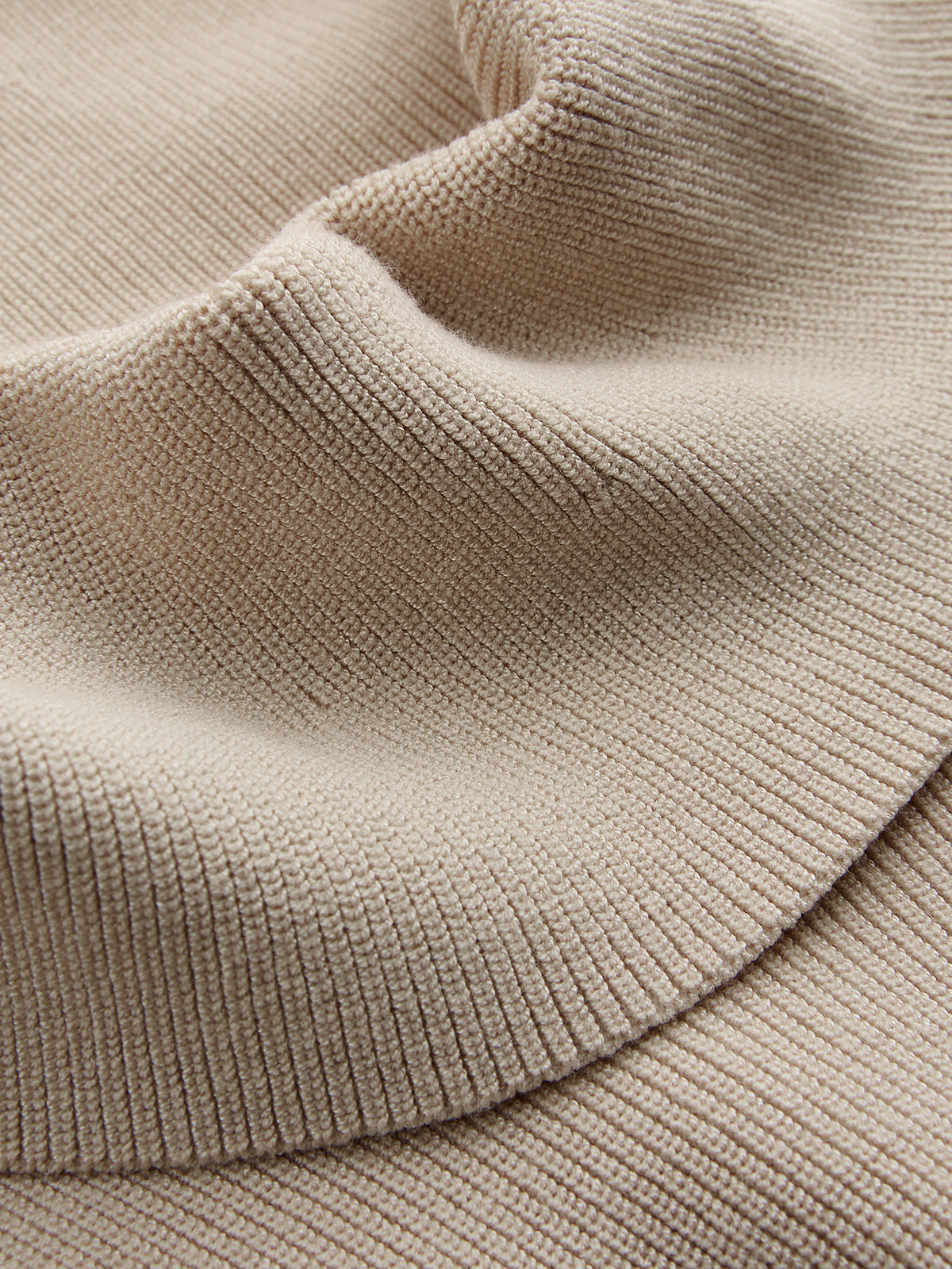 Cowl Neck Sleeveless Ribbed Knit Vest