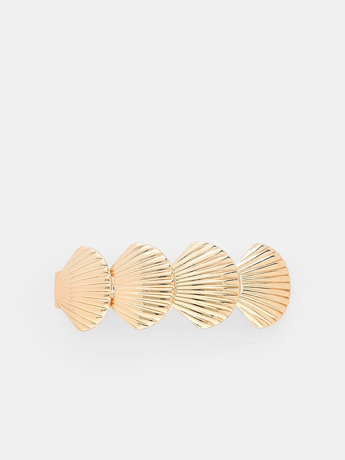 Shell-Shaped Metal Hair Clip