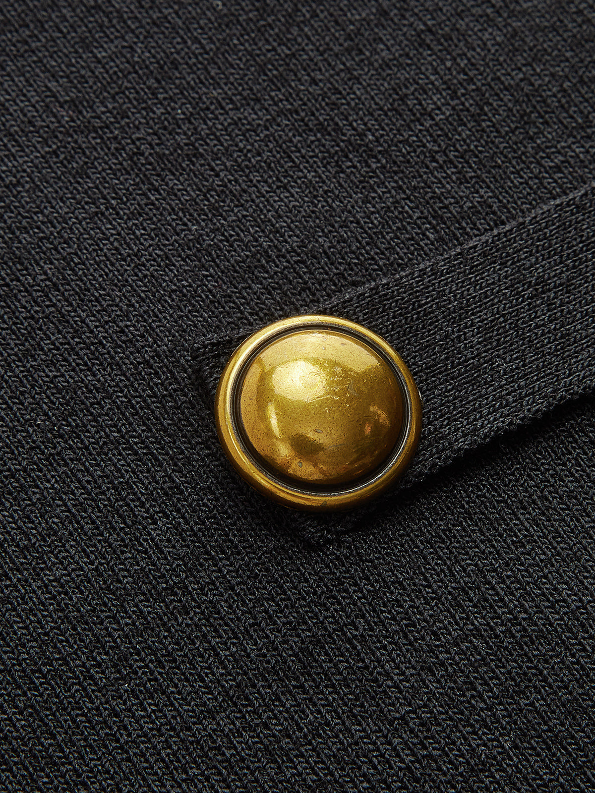 Metal Detail Napoleon Style Knit Vest