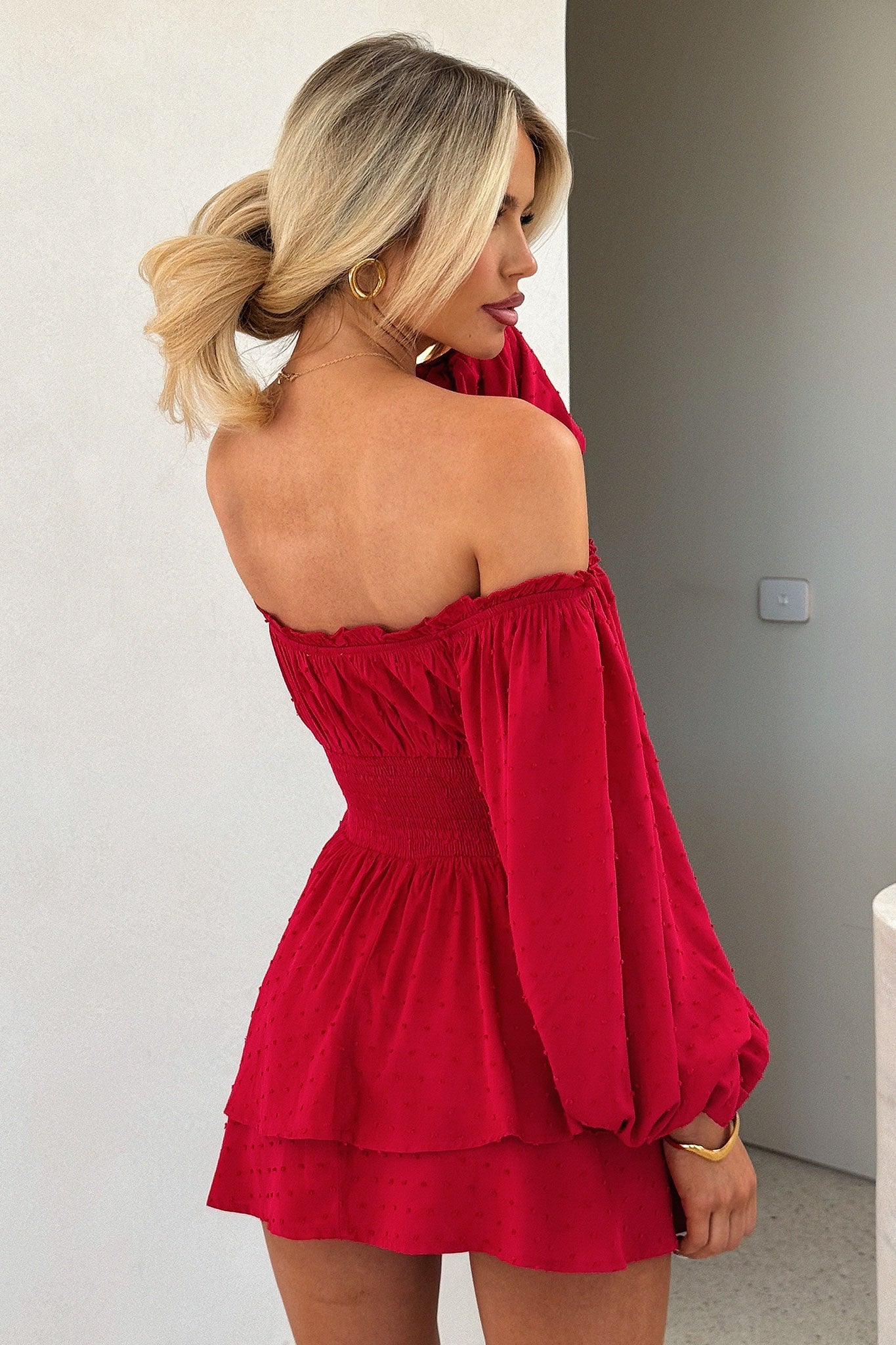 Ahoy Playsuit - Red