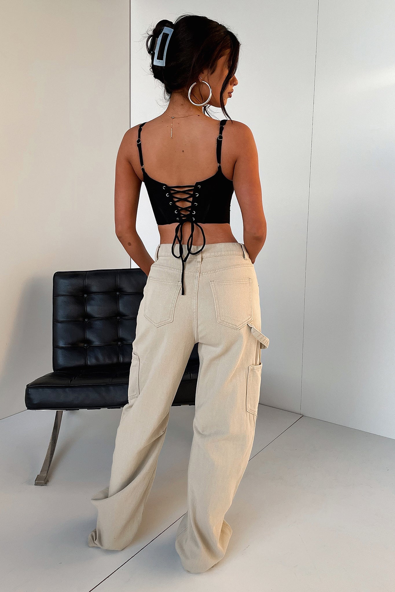 Destiny Crop - Black