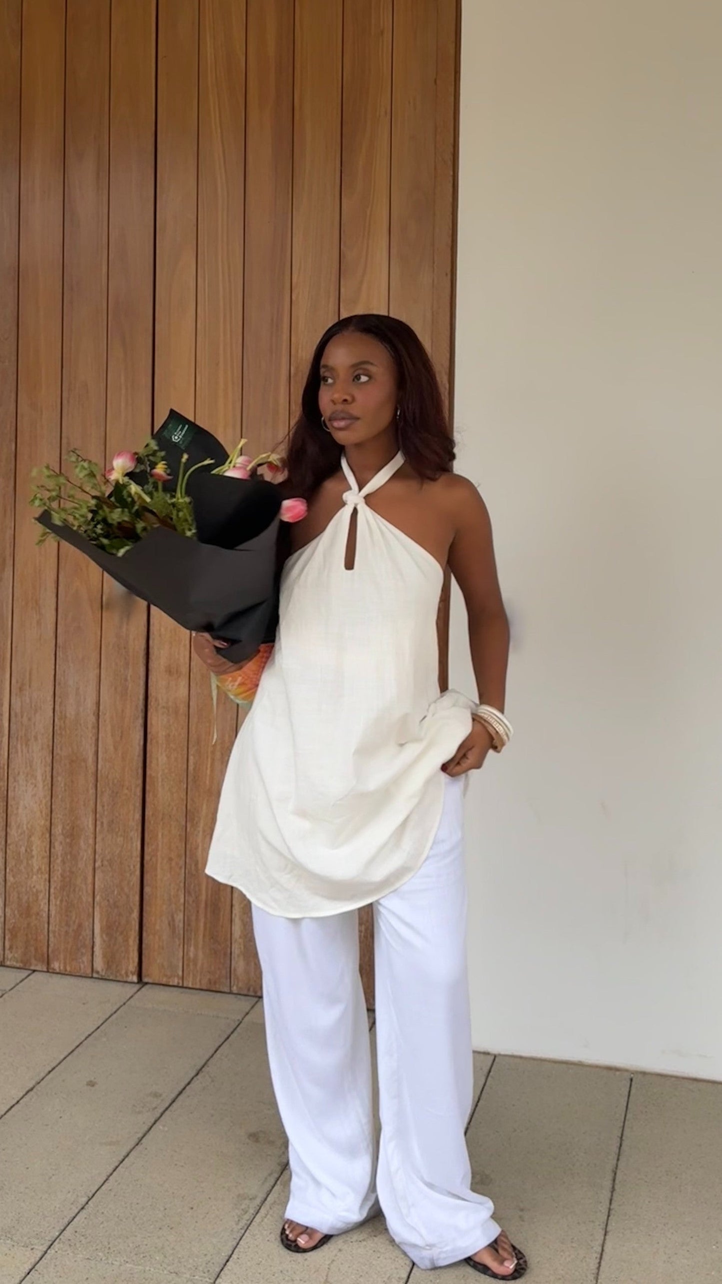 Maja Mini Dress - White