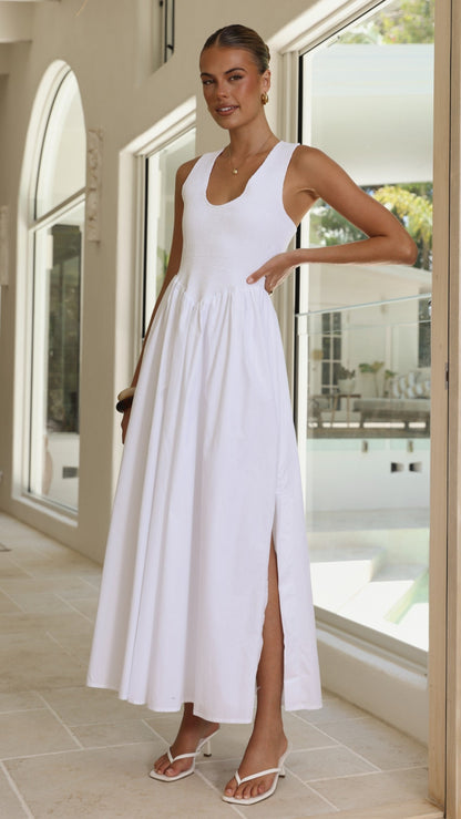 Amira Maxi Dress - White