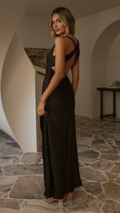 Eva Maxi Dress - Black
