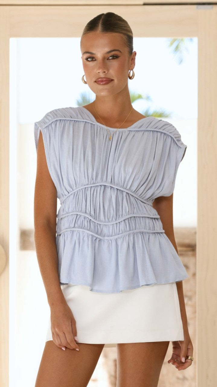 Amy Top - Blue