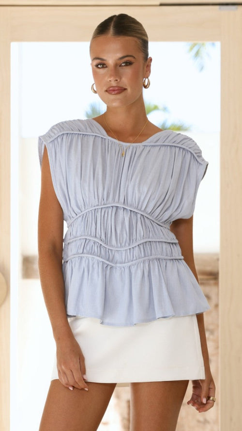 Amy Top - Blue