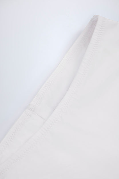 Slinky Jersey Low-Rise Hotpants in White
