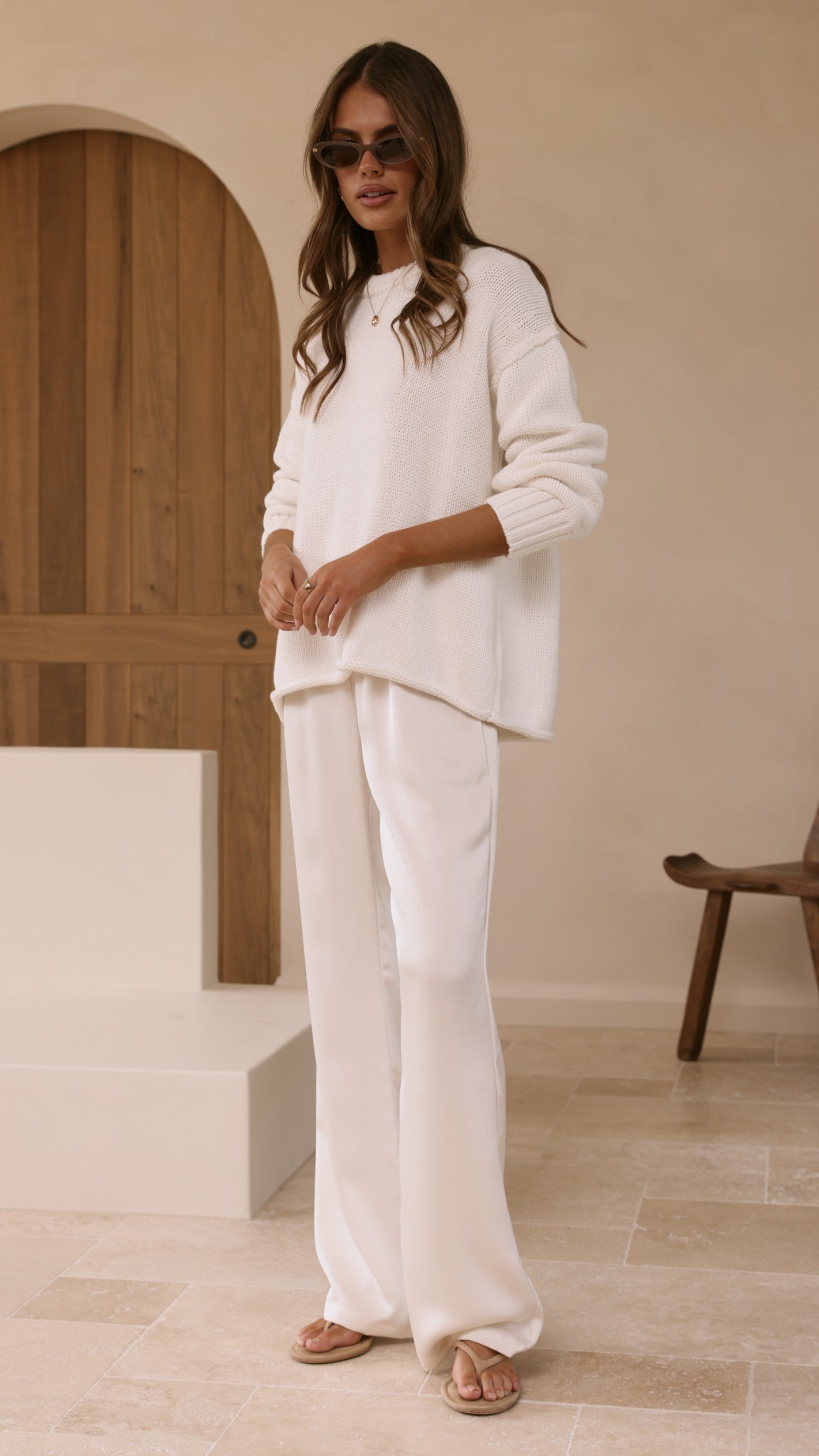 Jase Knit - White