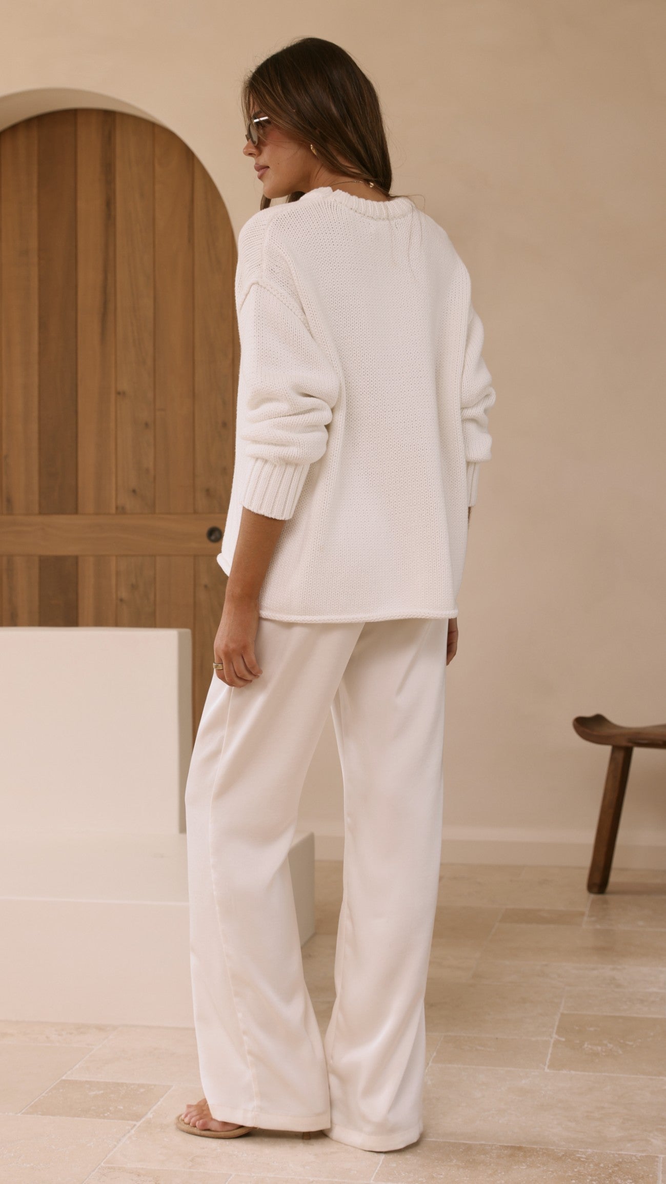 Jase Knit - White