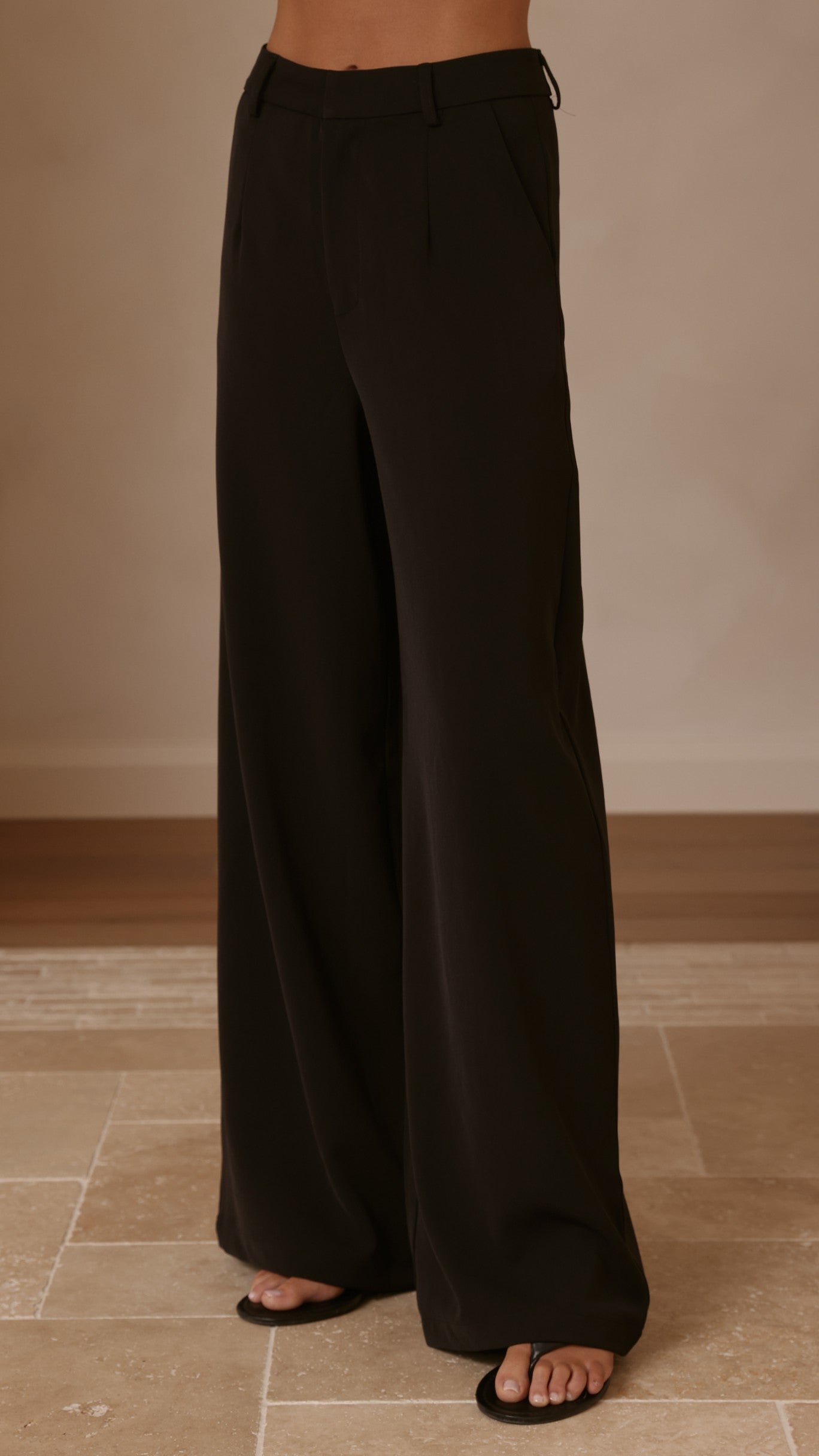 Maeva Tailored Pants - Black