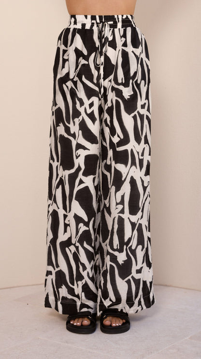 Jamerson Pants - Black/White