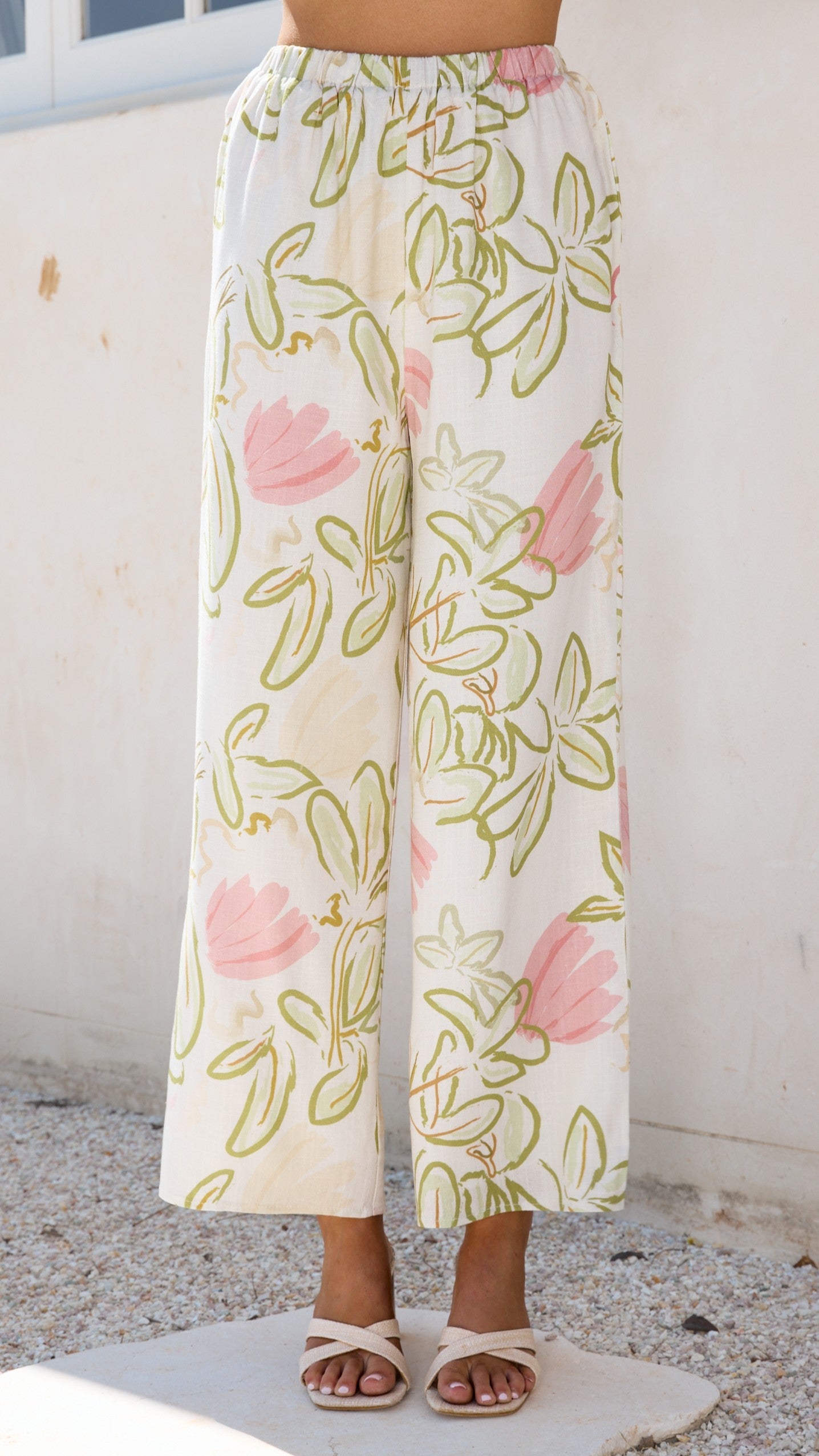 Mia Pants - Primavera Print