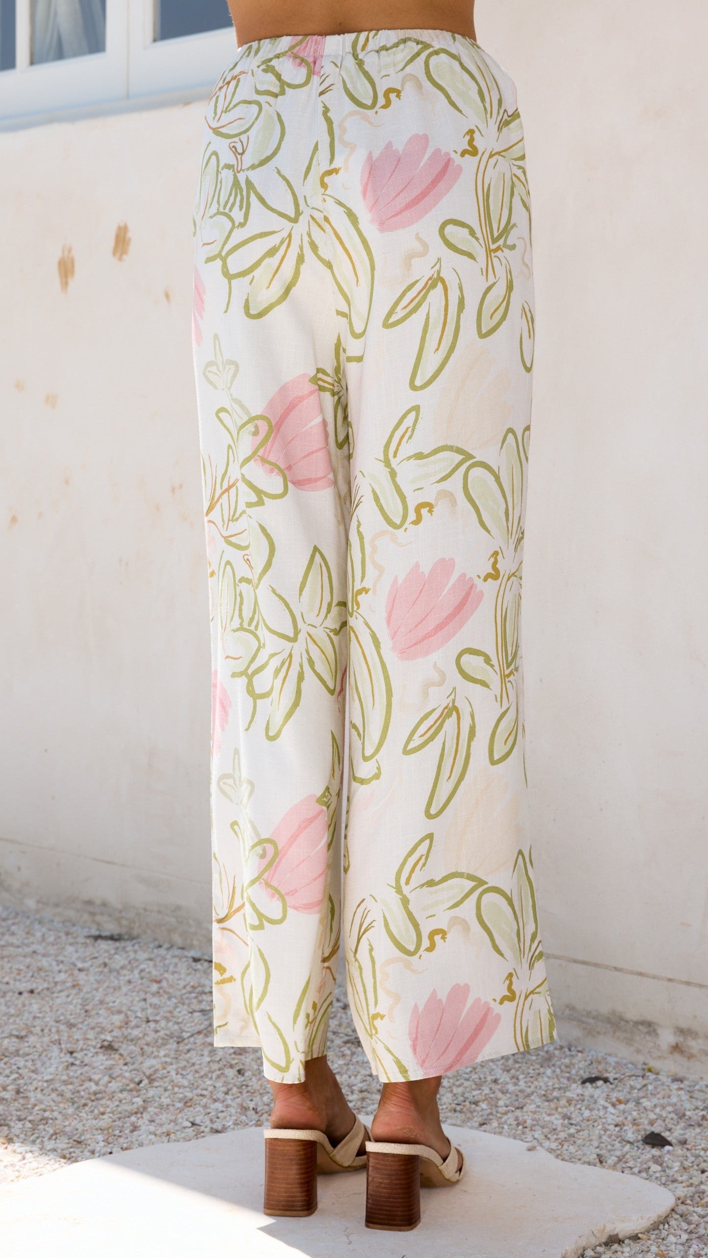 Mia Pants - Primavera Print