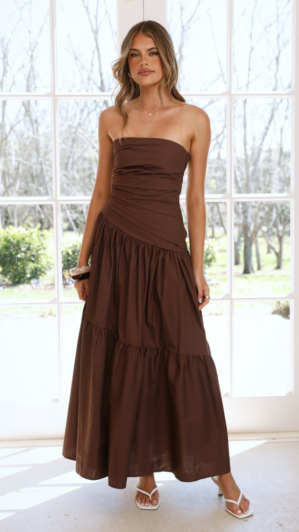Lola Maxi Dress - Chocolate