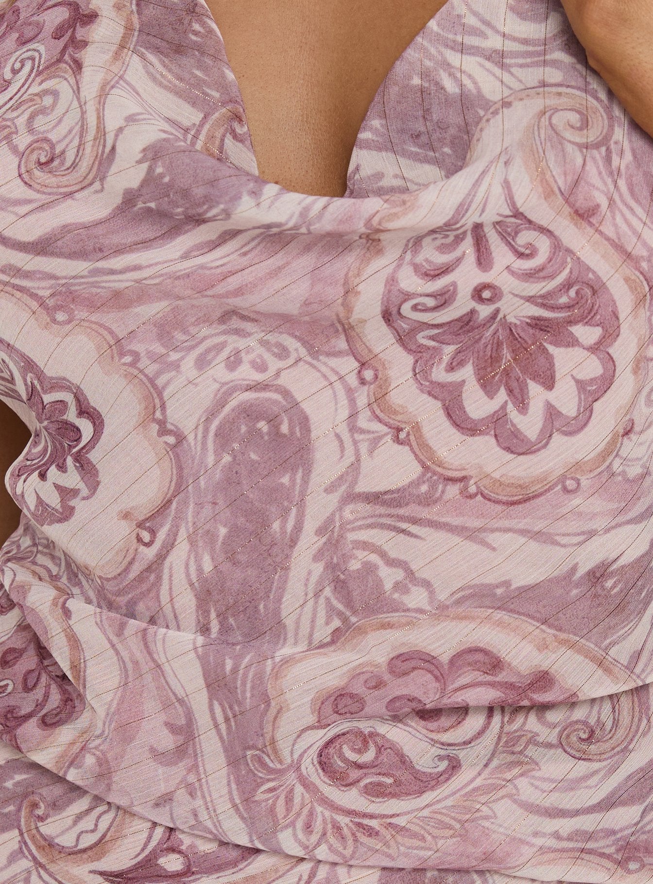 Destined Halter Mini Dress Paisley