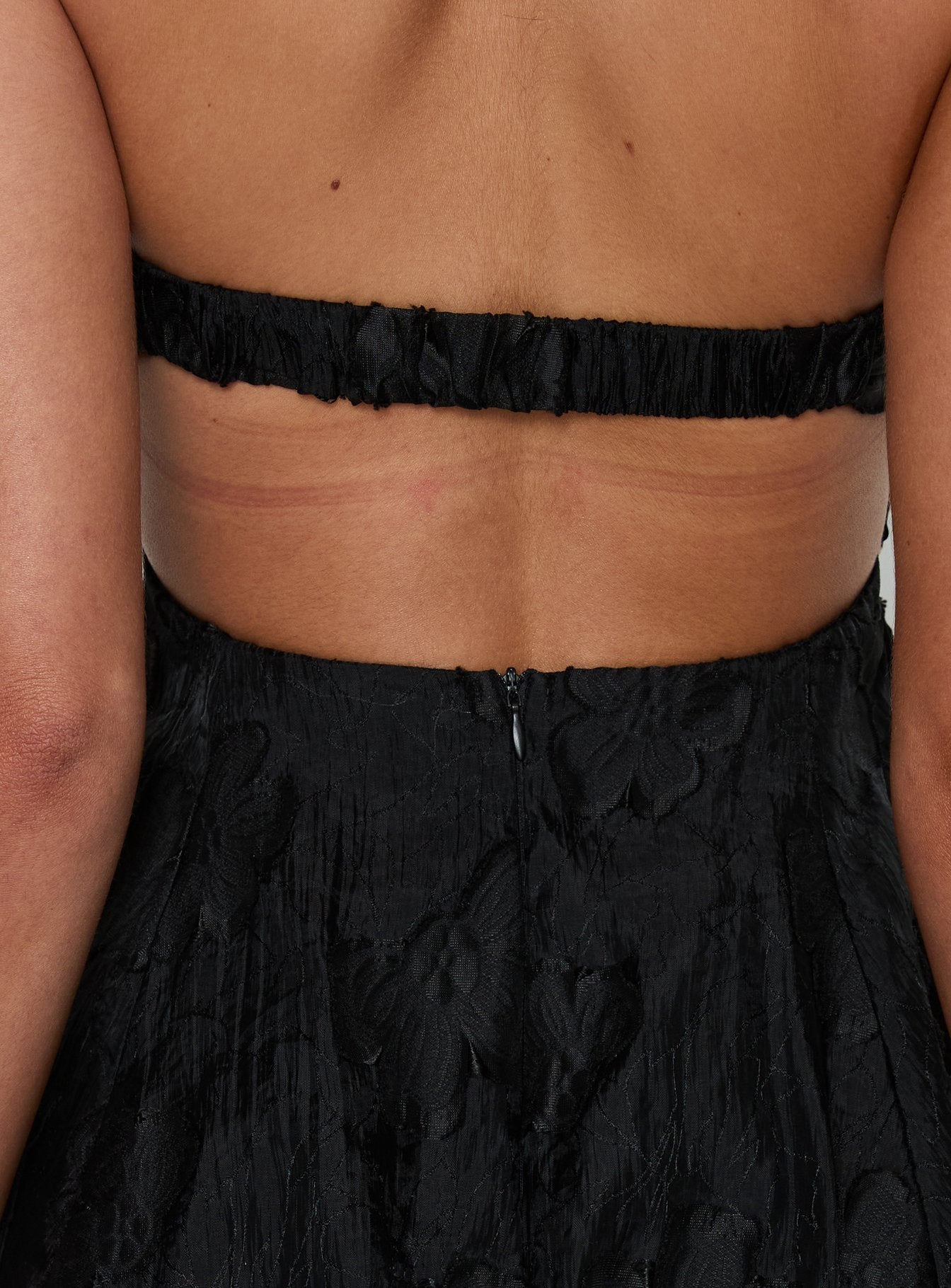 Loulani Strapless Mini Dress Black