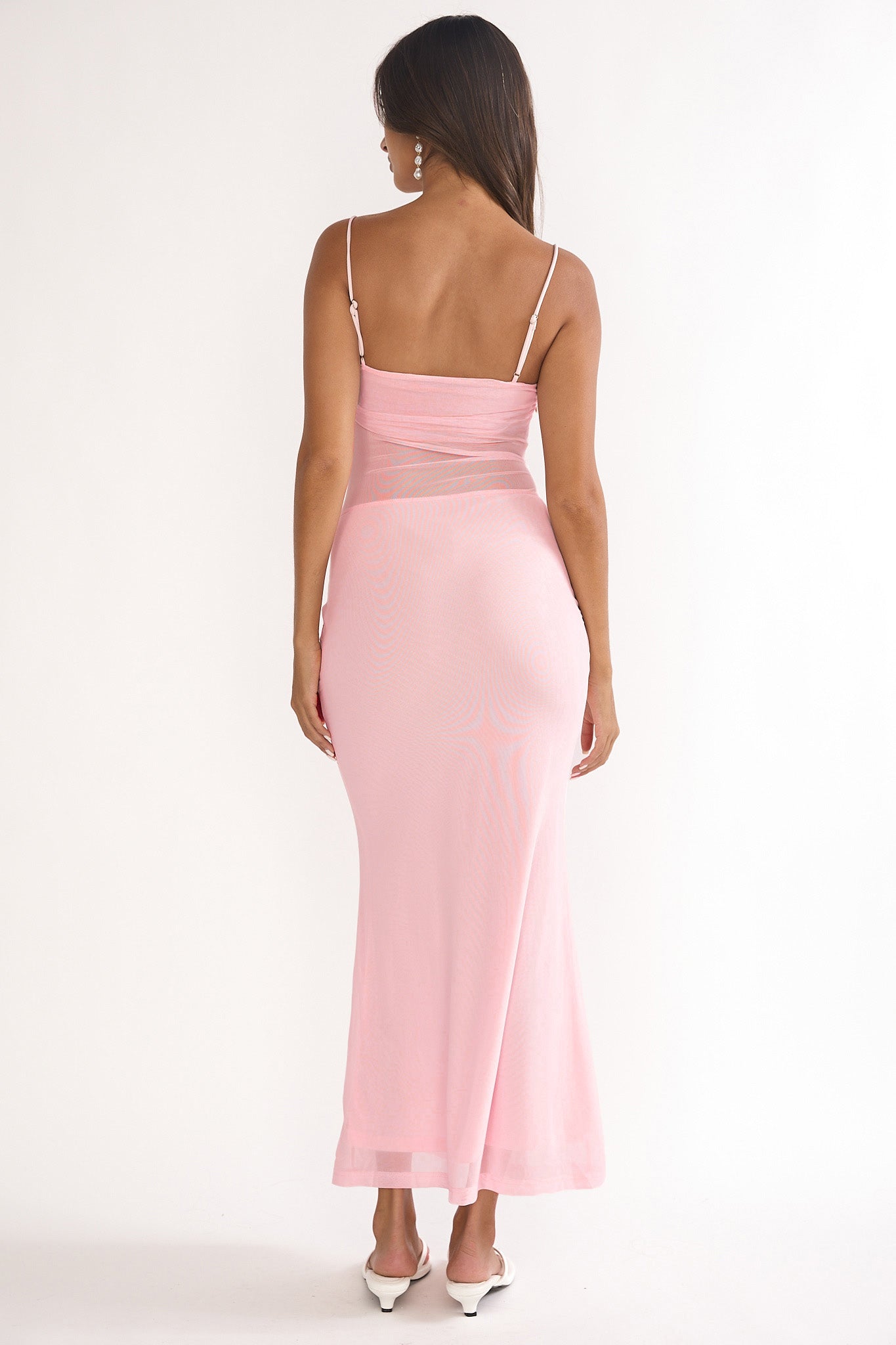 Stara Knot Accent Maxi Dress Blush