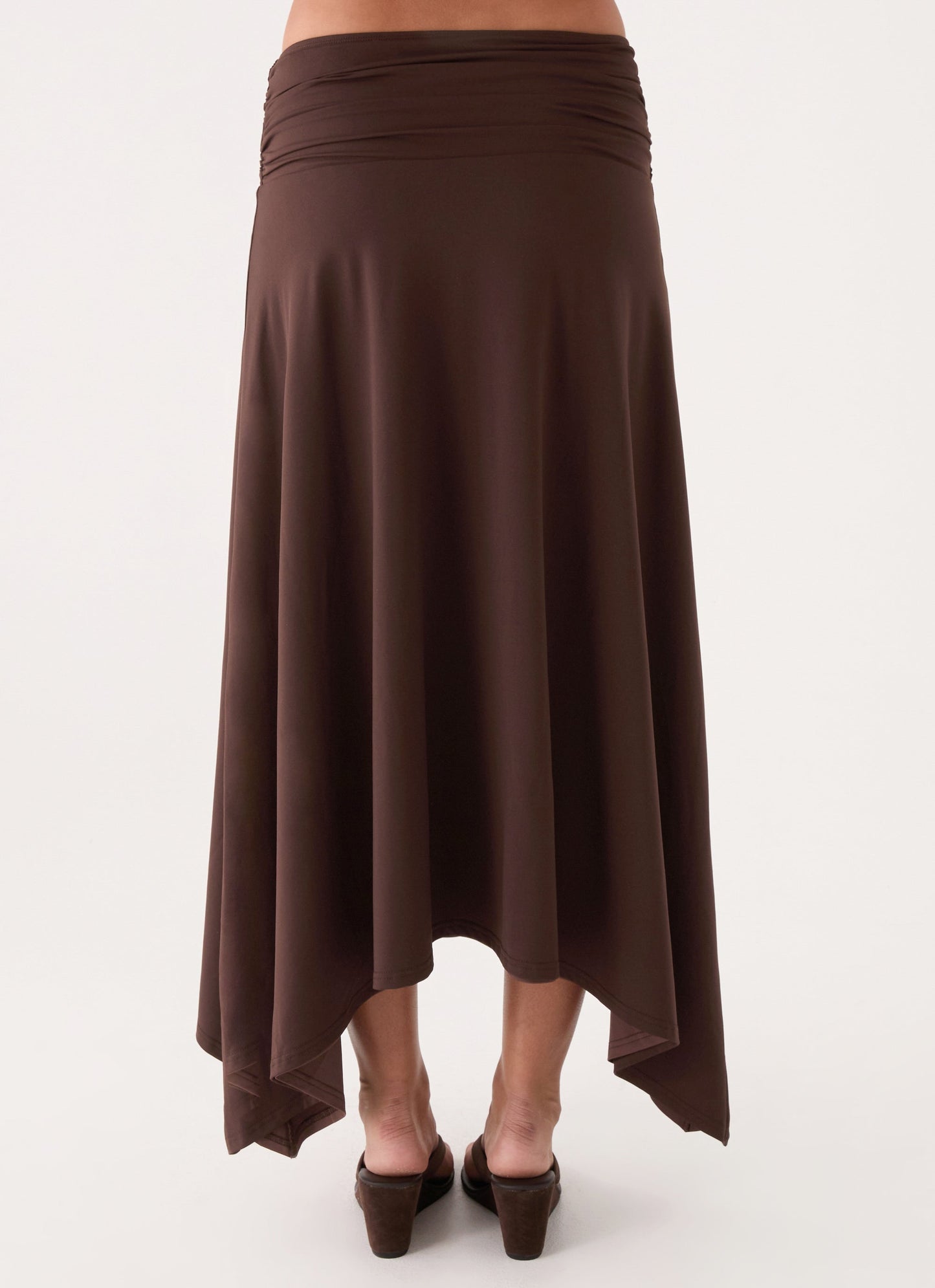 Automatic Midi Skirt - Rose Taupe