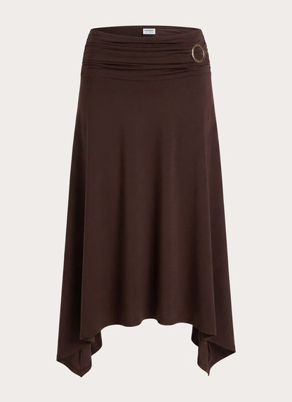 Automatic Midi Skirt - Rose Taupe