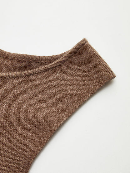 Tank Top & Capelet Knit Two-Piece Set