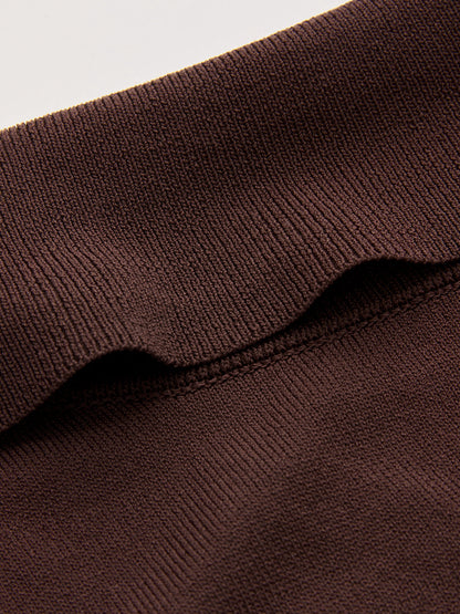 Backless Sleeveless Knit Top