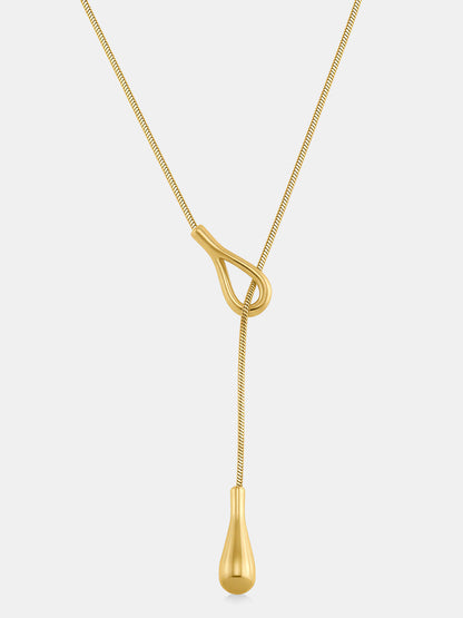 Teardrop Lariat Y-Necklace