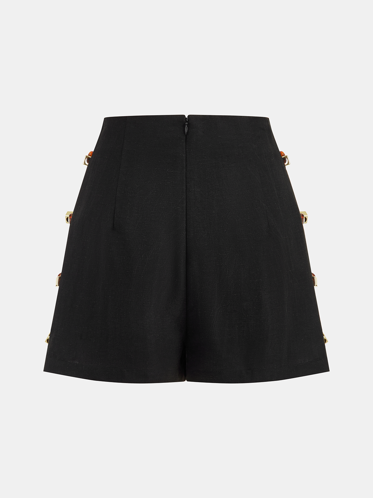 Tortoiseshell Detail Sleeveless Top & Shorts Set