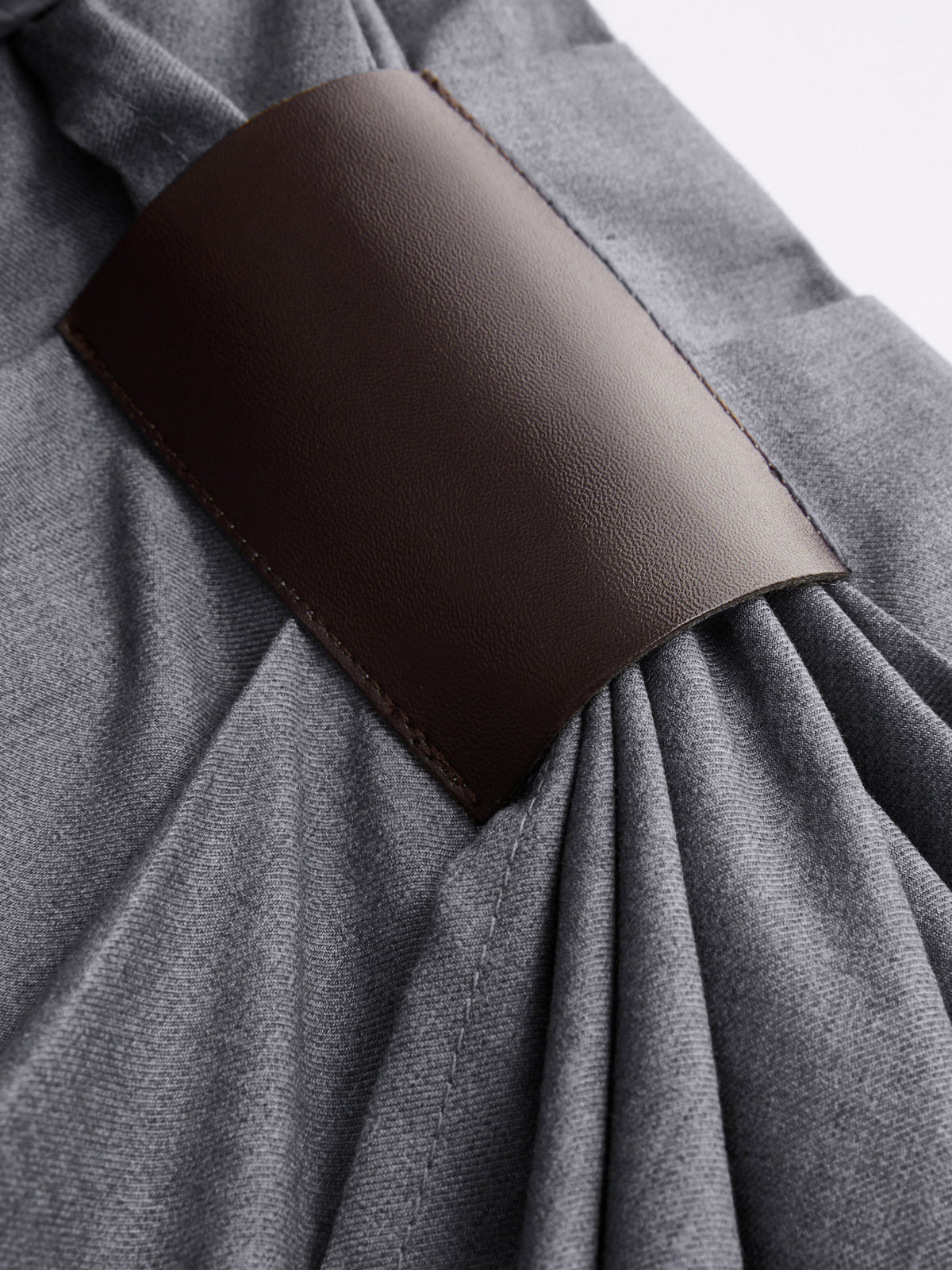 Buckle Detail Wrap Wide Leg Pants