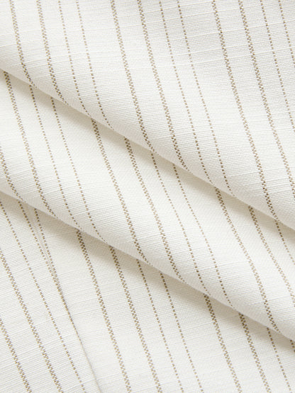 Striped Cap Sleeve Tie Waist Blouse