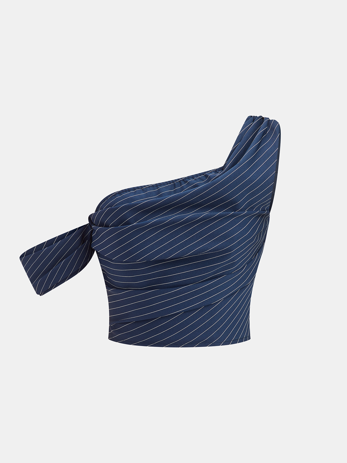 One-Shoulder Striped Top & Pants Set