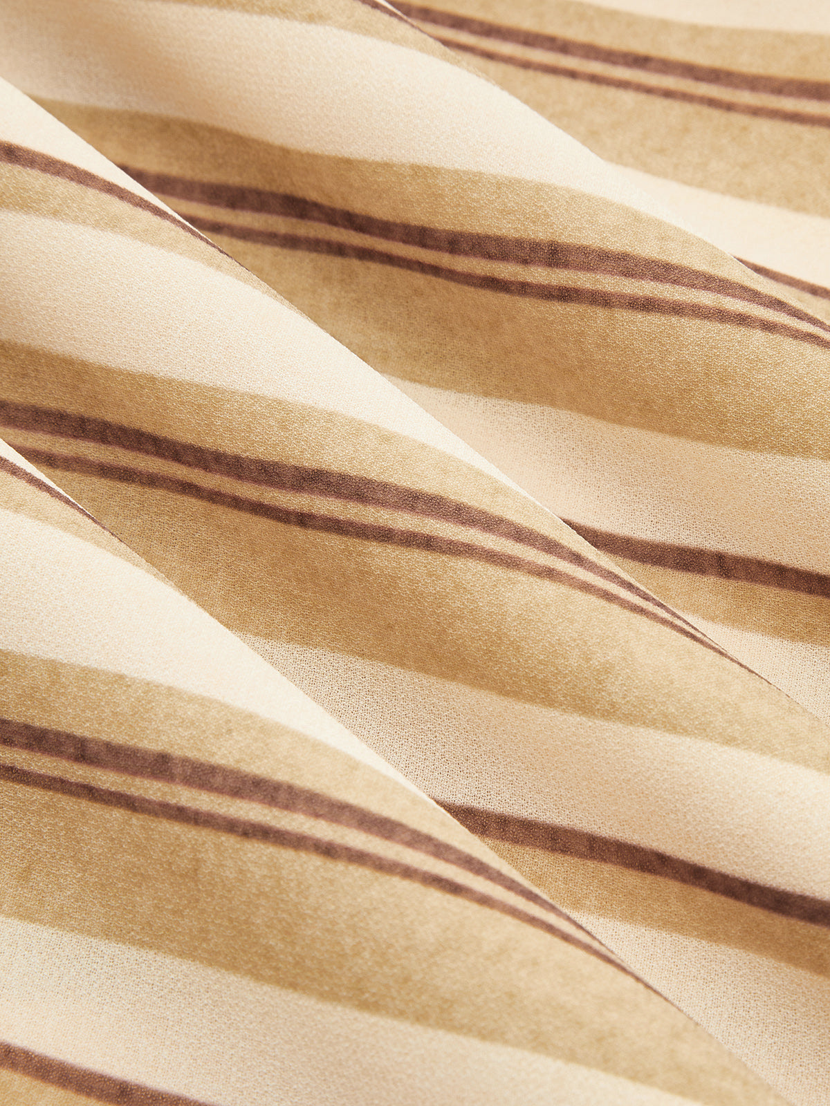 One Shoulder Ruched Striped Maxi Dress