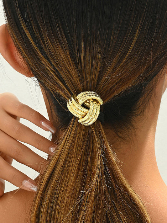 Knotted Decorative Ponytail Hair Tie