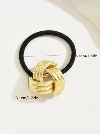 Knotted Decorative Ponytail Hair Tie