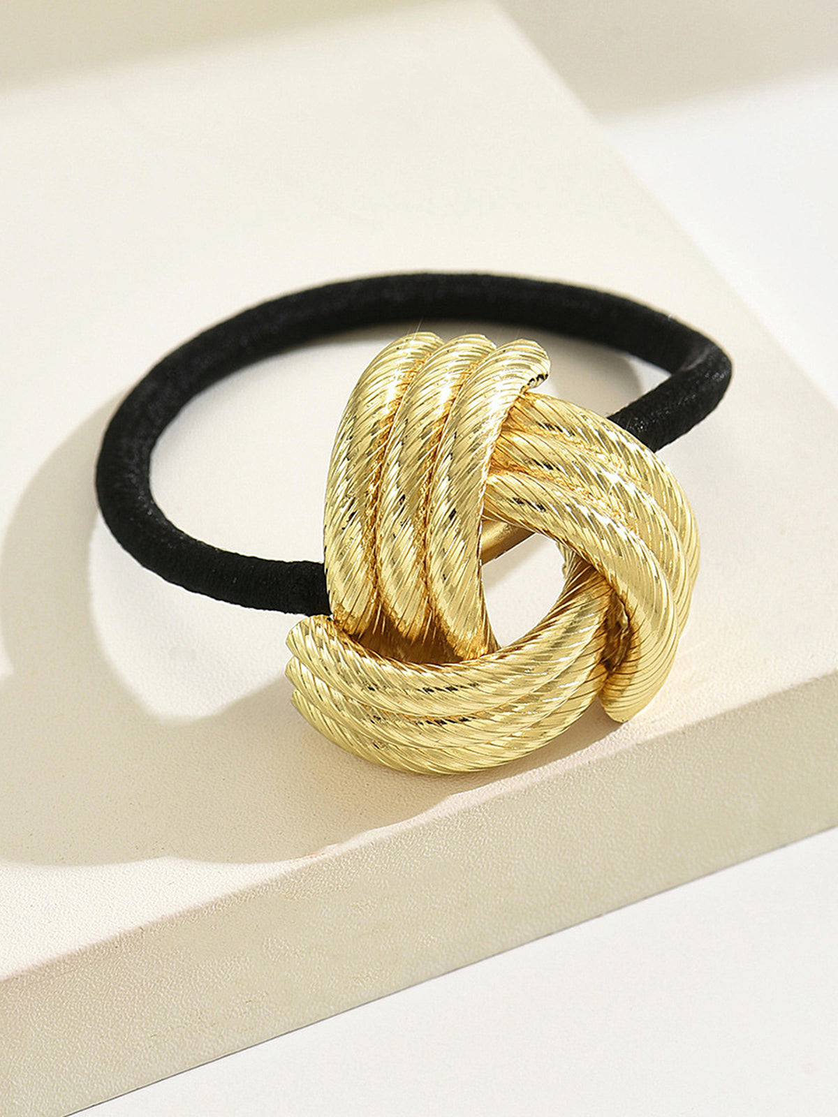 Knotted Decorative Ponytail Hair Tie