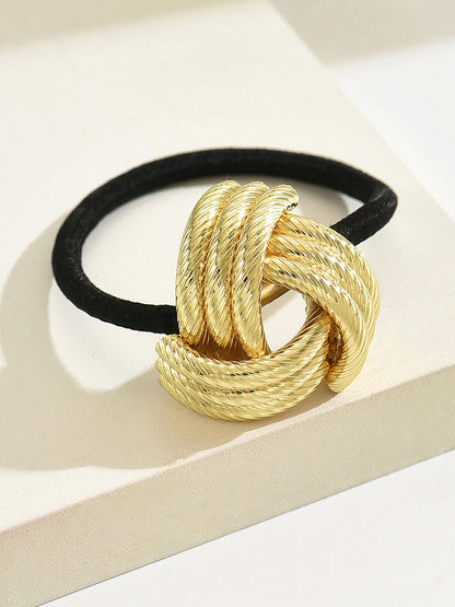 Knotted Decorative Ponytail Hair Tie