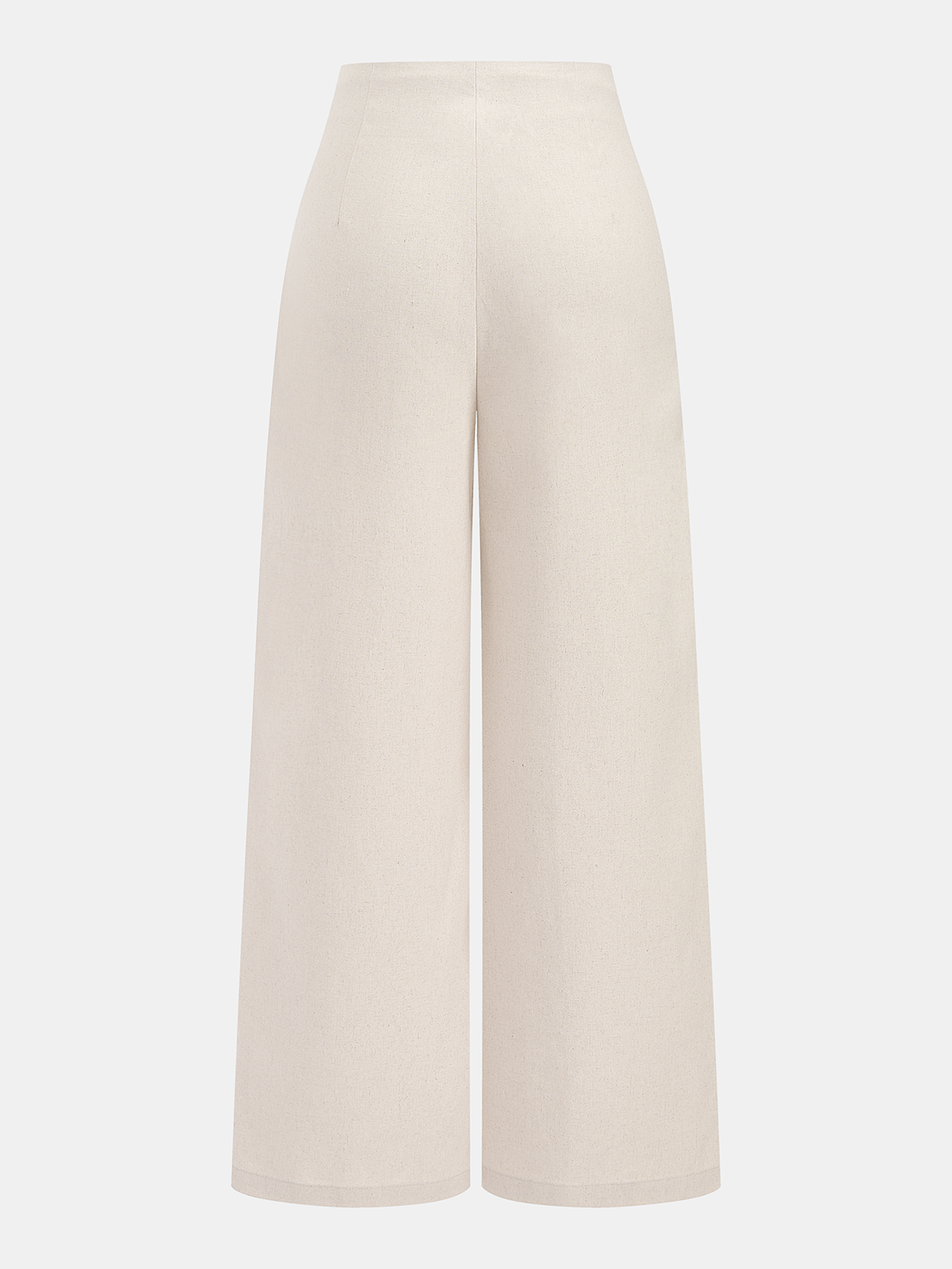 Linen Blend Halter Ruched Top & Pants Set