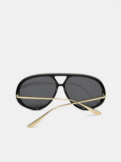Metal Arm Aviator Sunglasses