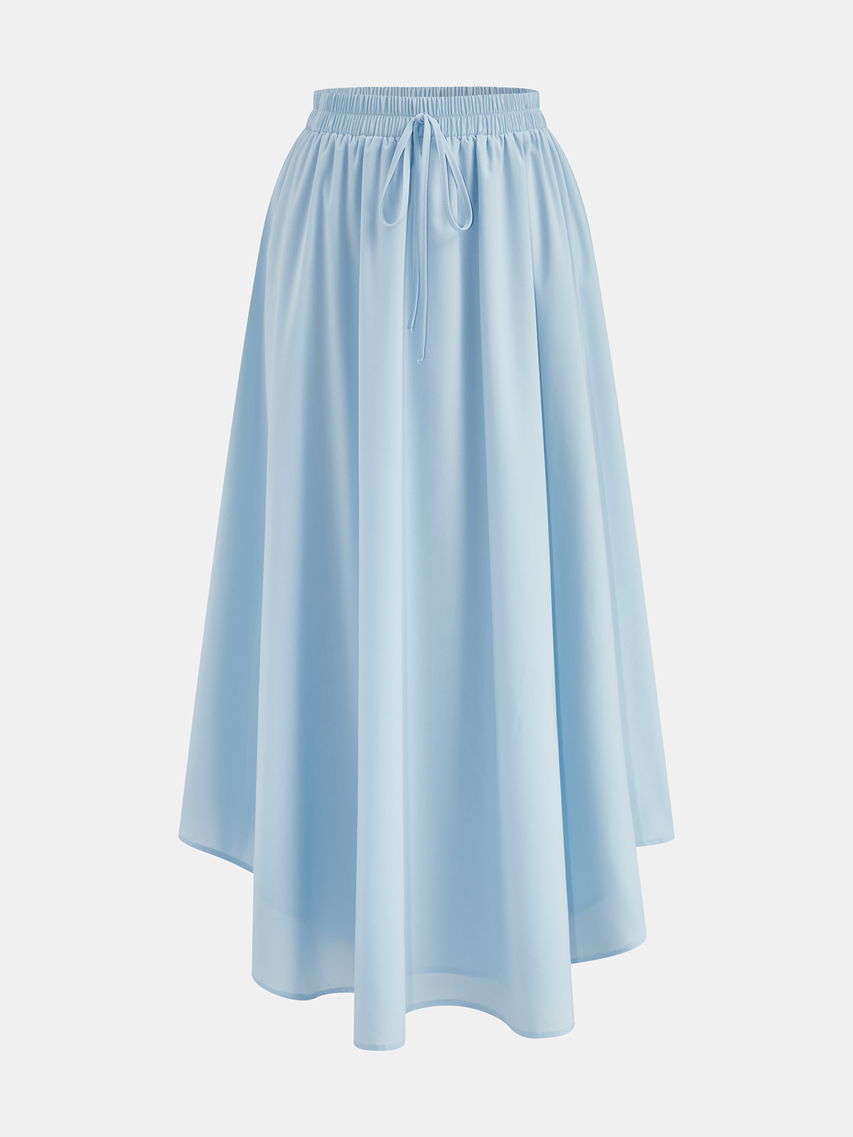 V-Neck Cap Sleeve Top & Drawstring Skirt Set