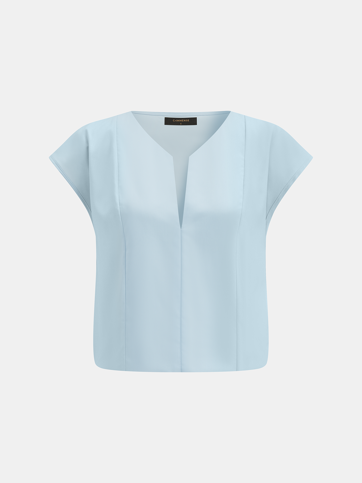 V-Neck Cap Sleeve Top & Drawstring Skirt Set