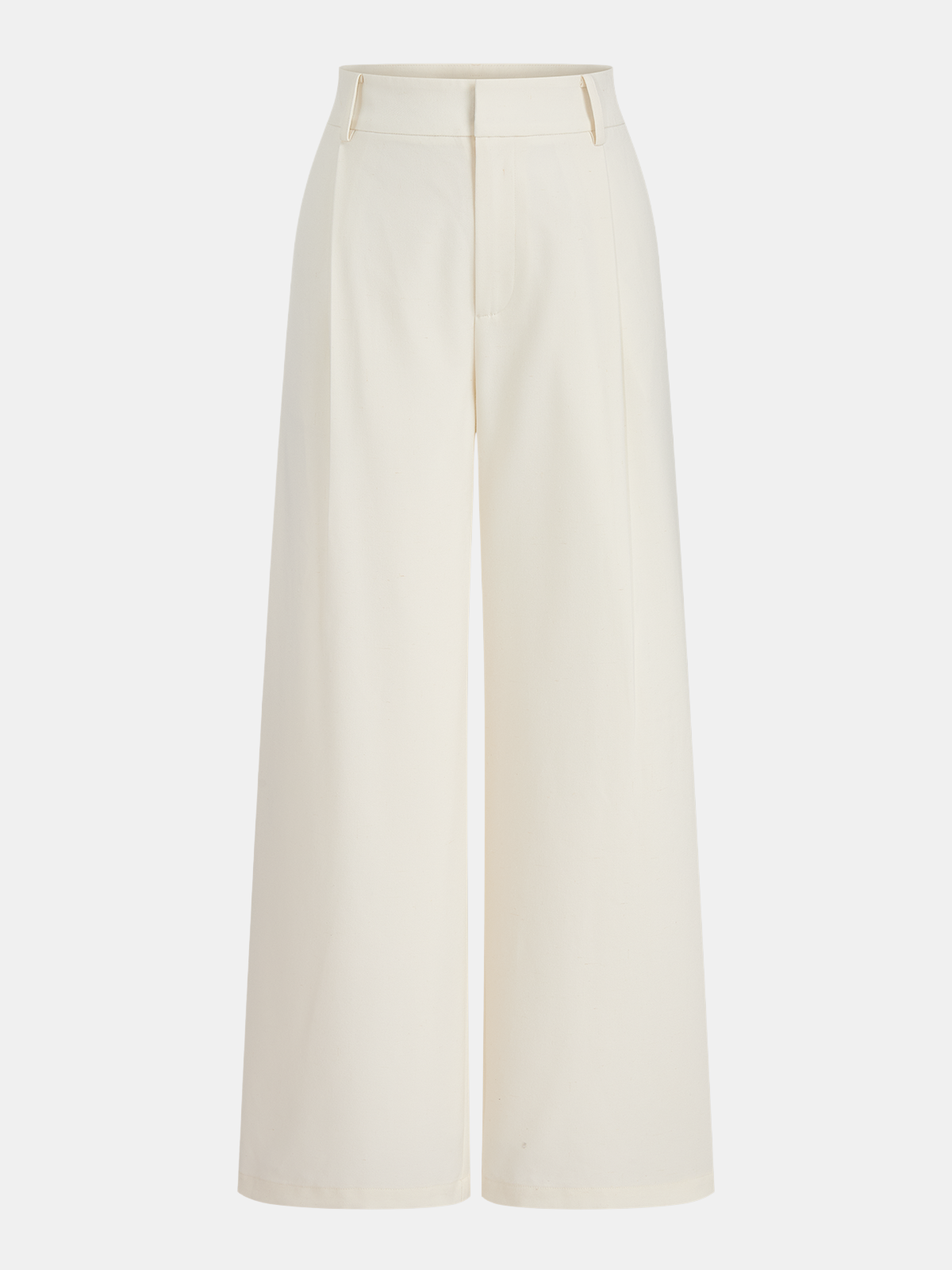 Belted Peplum Blazer Vest & Wide Leg Pants Set