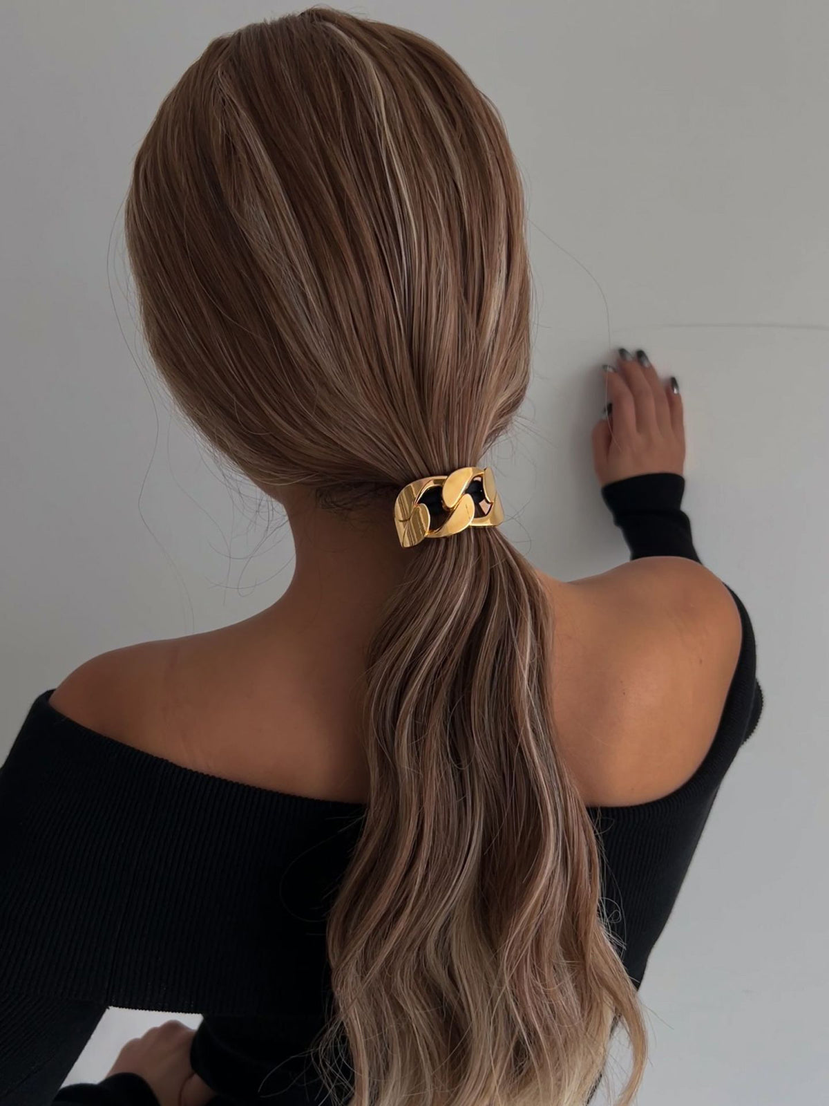 Chunky Chain Elastic Hair Tie