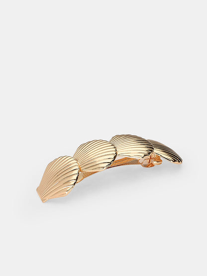 Shell-Shaped Metal Hair Clip