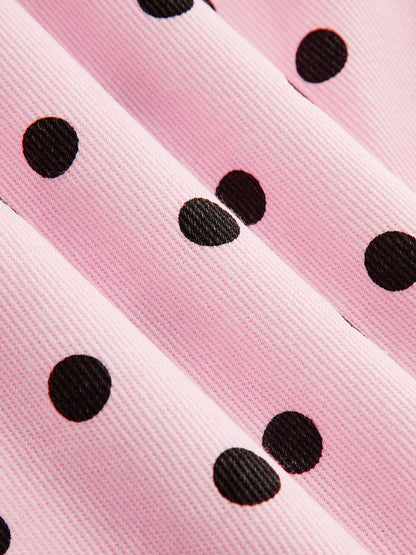 Polka Dot Wide Leg Pants