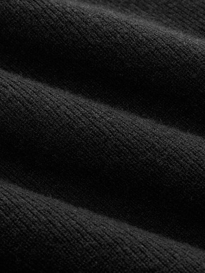 Contrast Trim V-Neck Sweater Vest