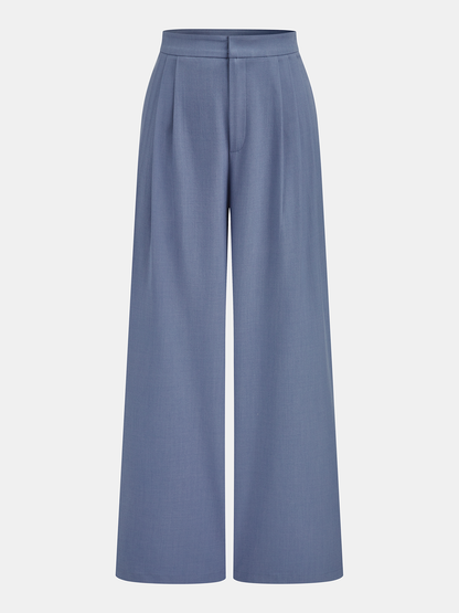 Sleeveless Vest & Wide-Leg Pants Set