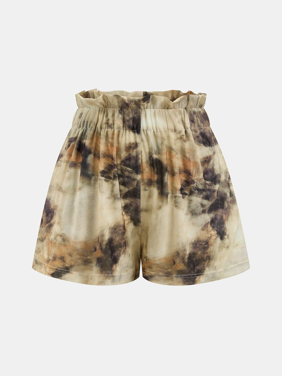 Floral Print Sleeveless Shorts Set