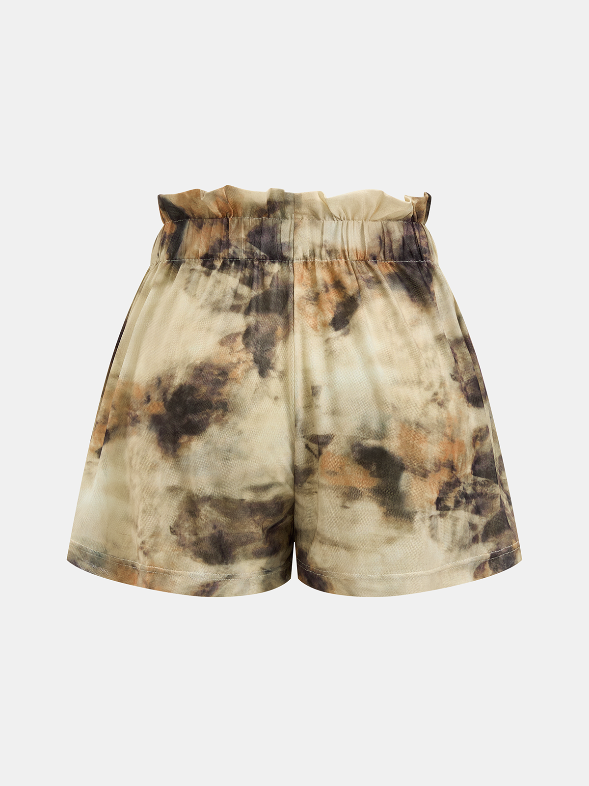 Floral Print Sleeveless Shorts Set