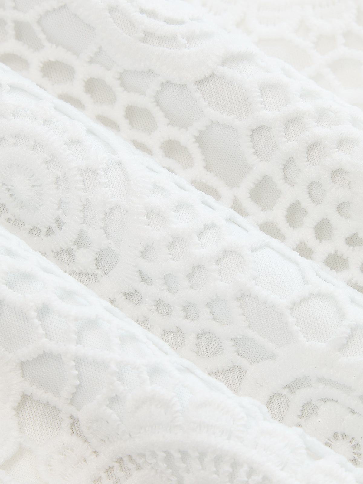 Bow-Back Guipure Lace Sleeveless Top