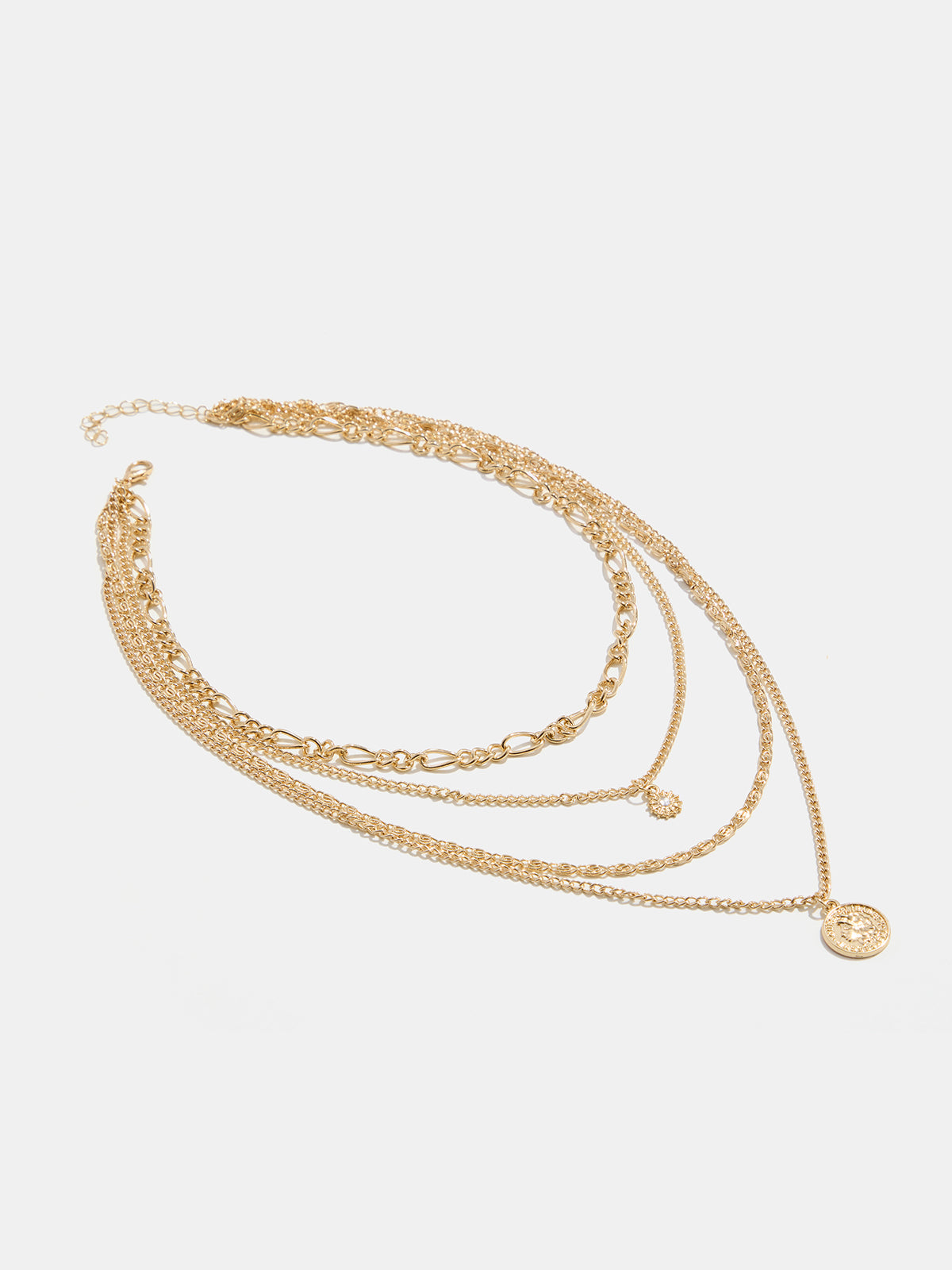 Multi Layer Coin Pendant Necklace